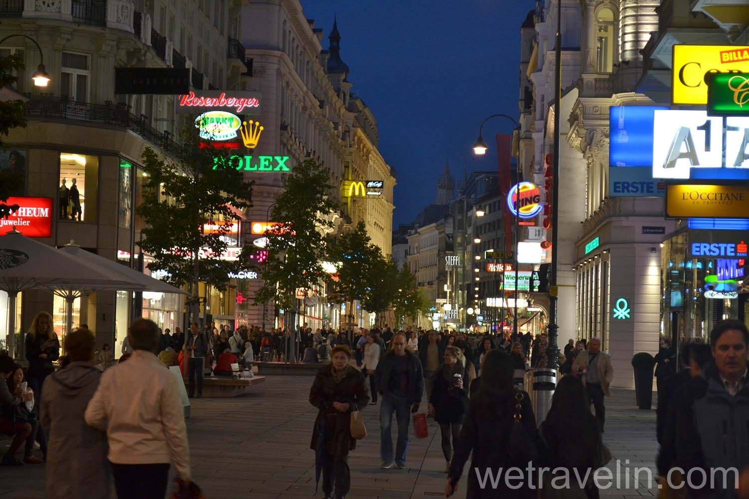 торговая улица в Вене