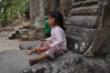 девочка у храма Ангкора