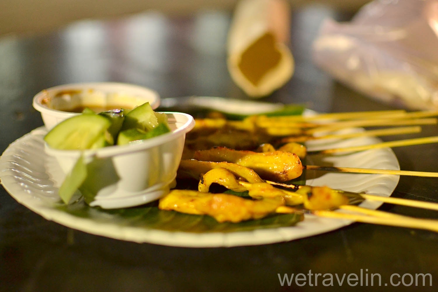 шашлычки сатэ на фестивали еды на Пхукете