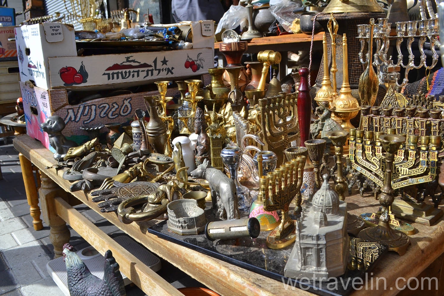 блошиный рынок в древнем Яффо