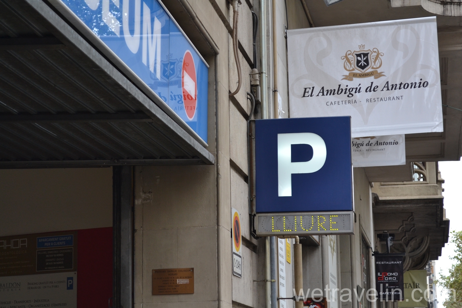 парковка в Барселоне