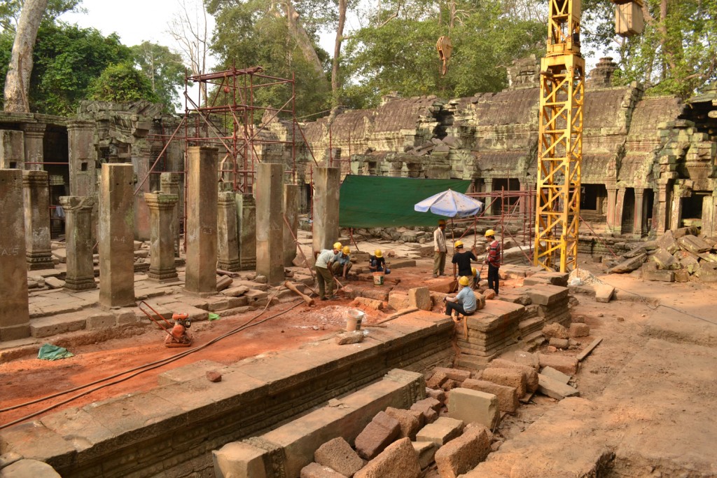 реконструкция ангкора