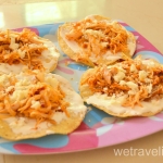 Мексиканская закуска «Тостадо с чипотле и курицей» 